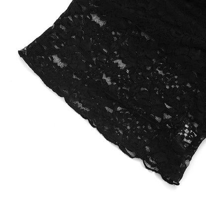 Lace See through Tube Top T-shirt