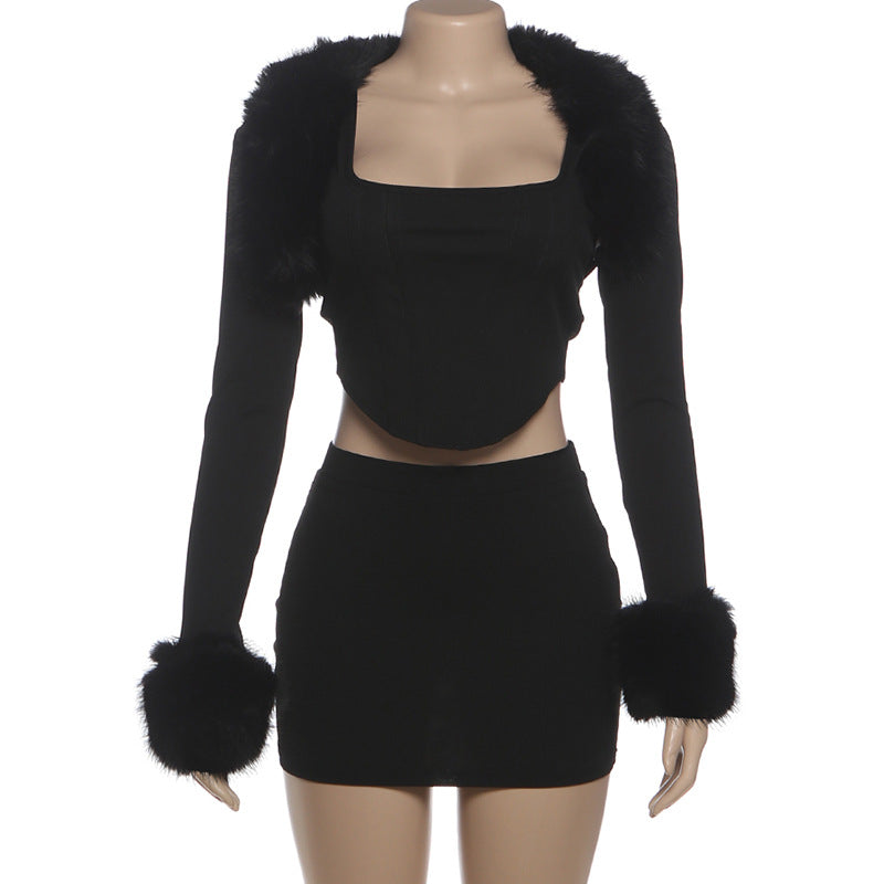 Sheath Skirt Set Three Piece