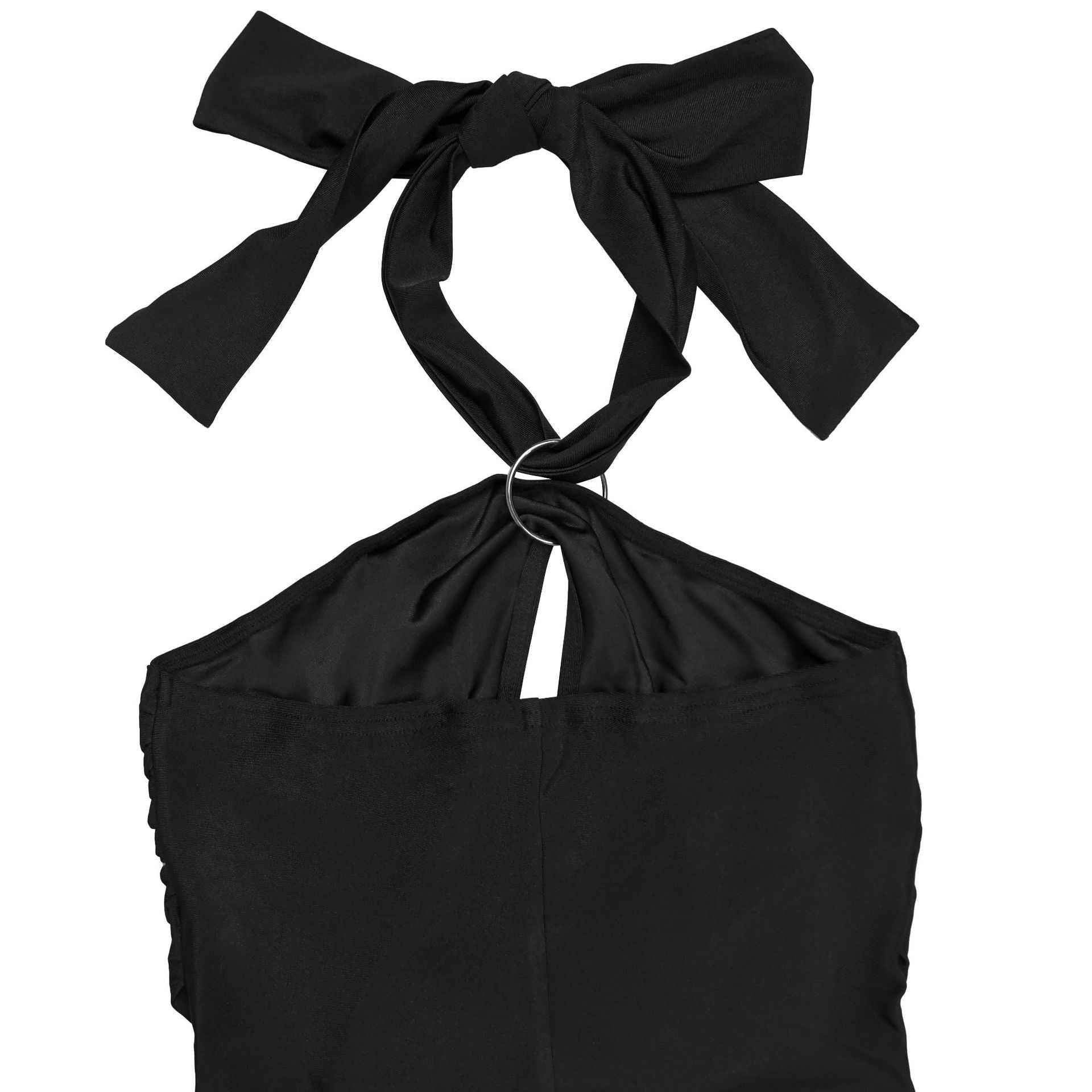 Solid Color Elegant Halter Jumpsuit