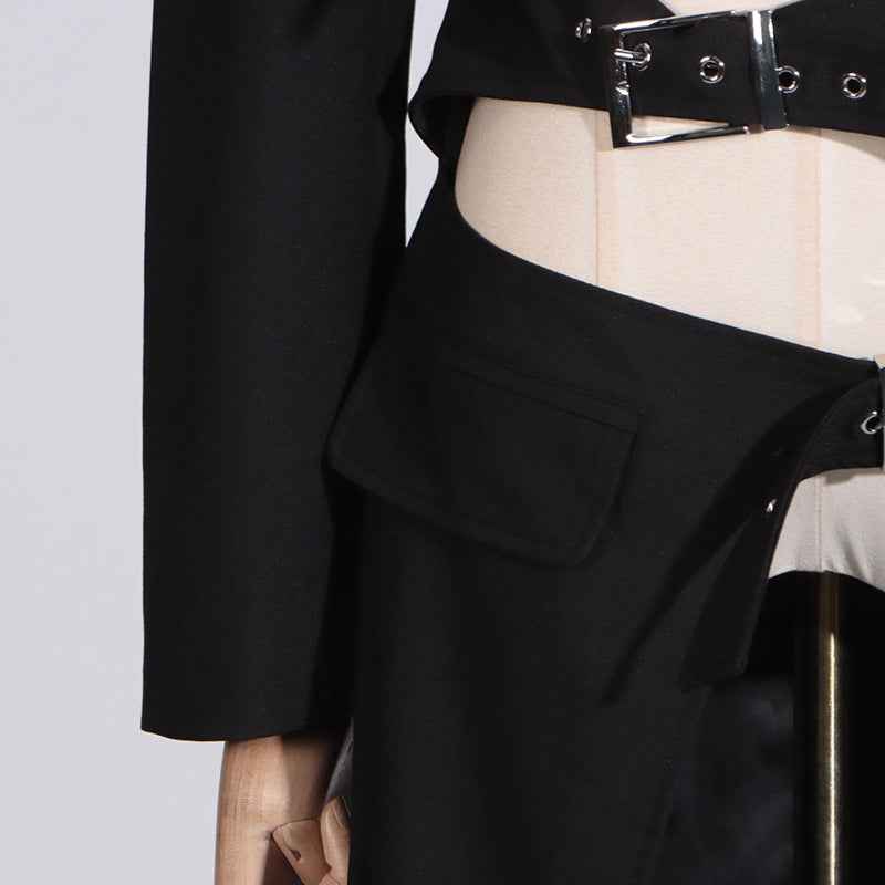 Irregular Asymmetric Jacket for Women MUNSIEUR