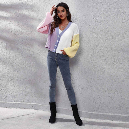 Knitted Cardigan Sweater for Women Loose