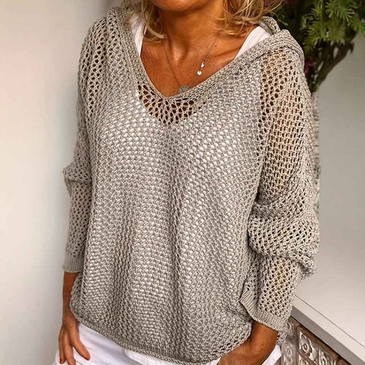 Cutout Knitted Sweater