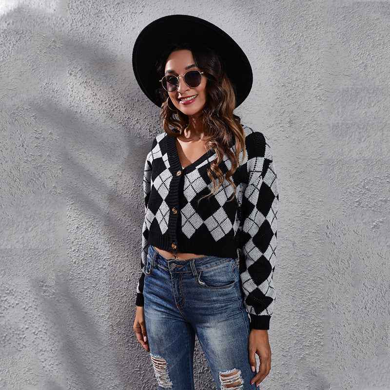 Knitted Cardigan Sweater