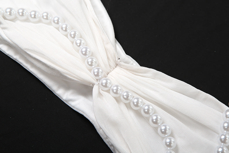 Women's Pearl Skirt Set Elegance and Simplicity