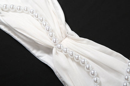 Women's Pearl Skirt Set Elegance and Simplicity