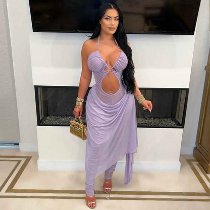 Cutout out See through Sexy Jumpsuit Sling (2x Only)