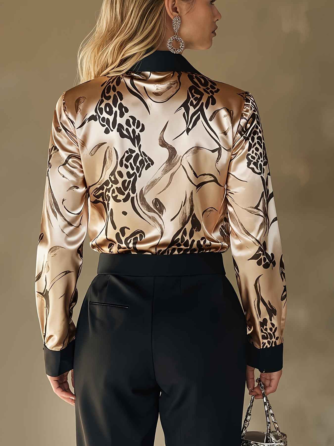 Elegant Satin Blouse for Women