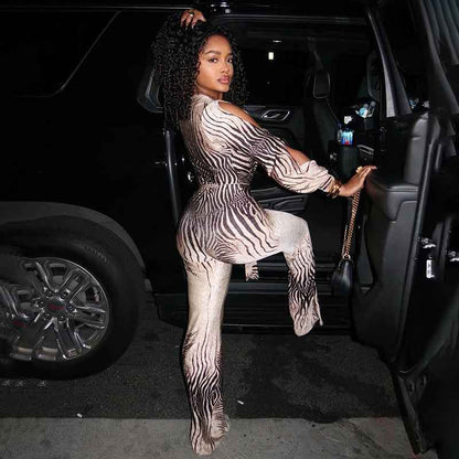 Off-Shoulder High Waist Jumpsuit