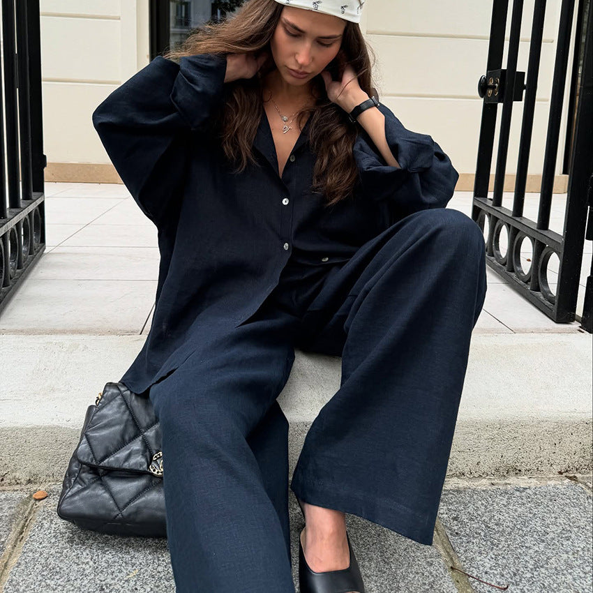 Casual Sleepwear Comfortable Two Piece Pajamas Set for Women MUNSIEUR
