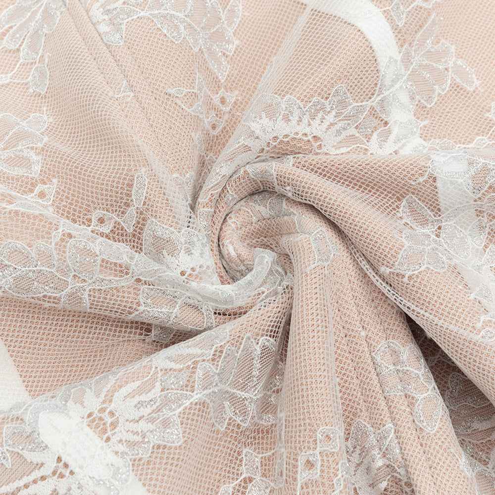 Bandage Dress Lace Ruffled Slit Sheath Fishtail MUNSIEUR