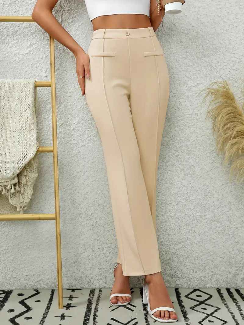 Front Pocket Decorative Stretch Slim Workwear Jeans