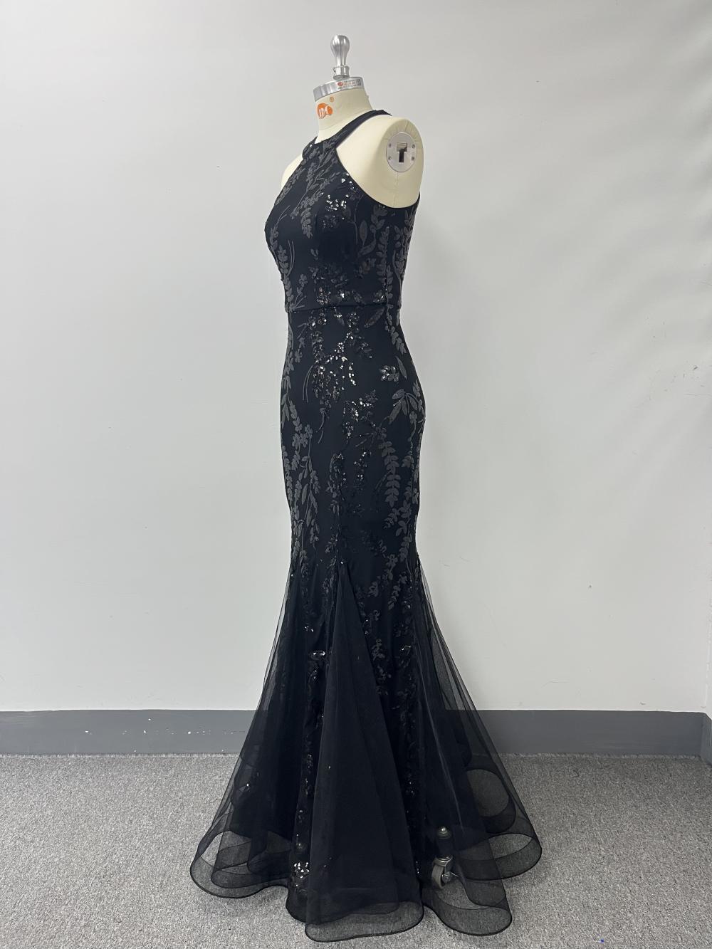 Pearl Embroidery Fishtail Evening Dress  New Arrivals