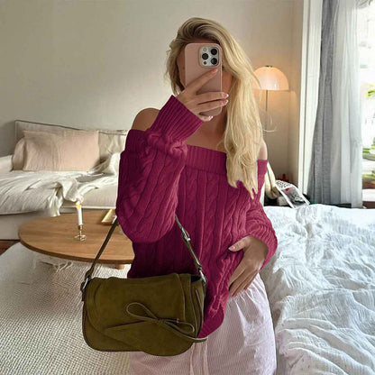 Solid Color Sweater