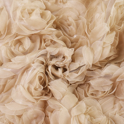 MUNSIEUR Drop Stitching Floral Dress Elegant New Arrivals