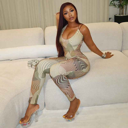 Women's Sexy Bandeau Jumpsuit