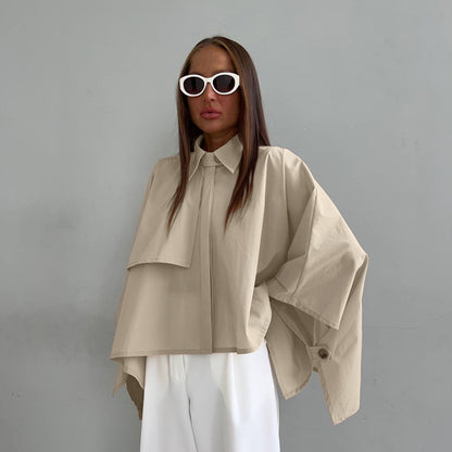Batwing Sleeve Cardigan Blouse
