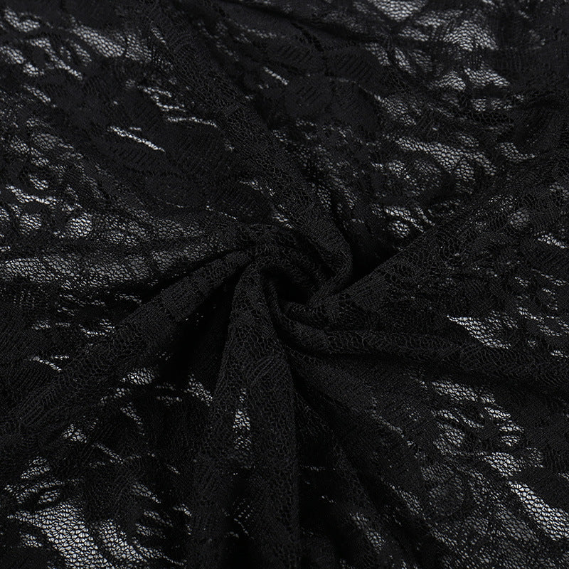 Gothic Classic Lace Flare Sleeve Blouse Y2K Rave