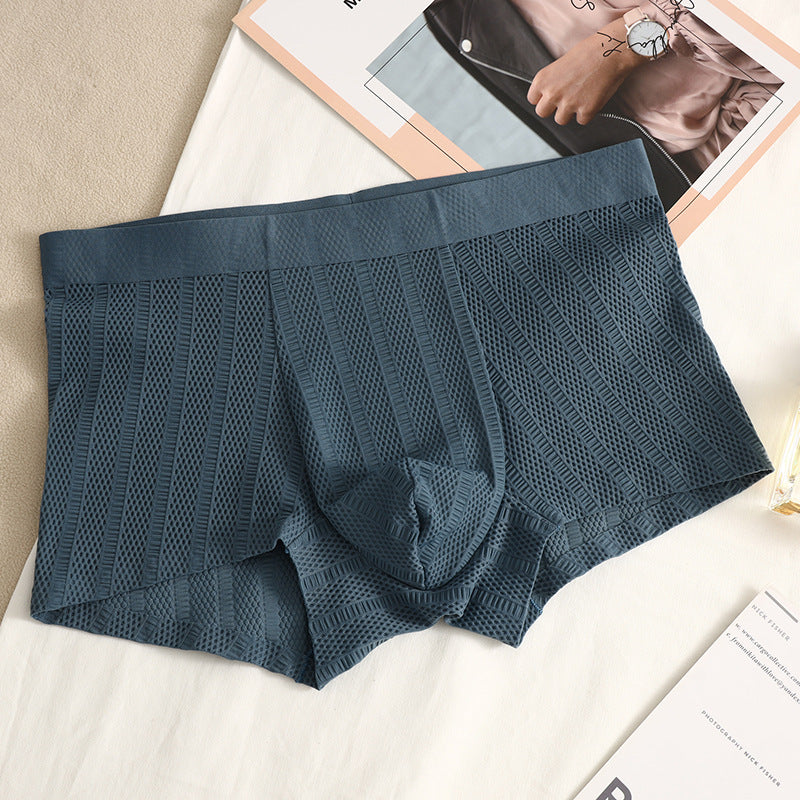 Jacquard Simple Solid Color Boxers