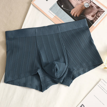 Jacquard Simple Solid Color Boxers