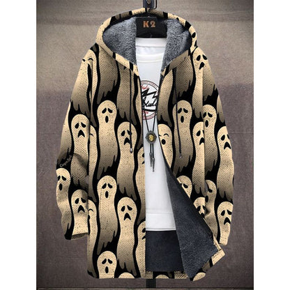 Men's Munsieur Brand Fashion Digital Printing Fleece Padded Coat - Munsieur