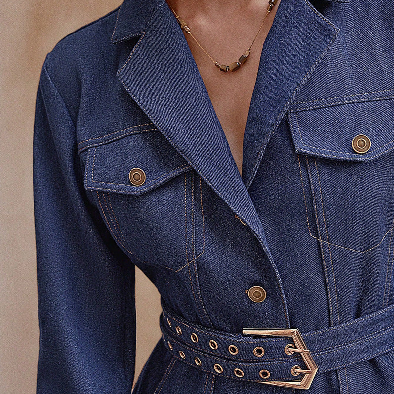 Women's Denim Skirt Set