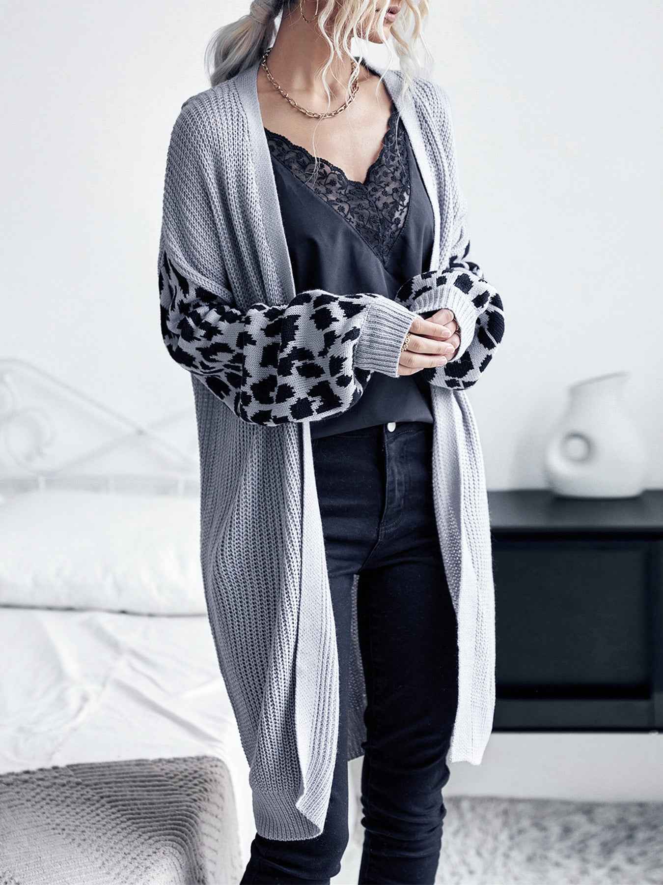 Knitted Cardigan Sweater