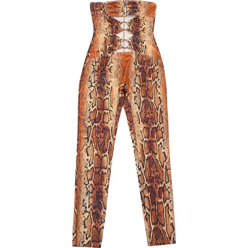 Cutout out Slim Fit Jumpsuit (Small Size Only)