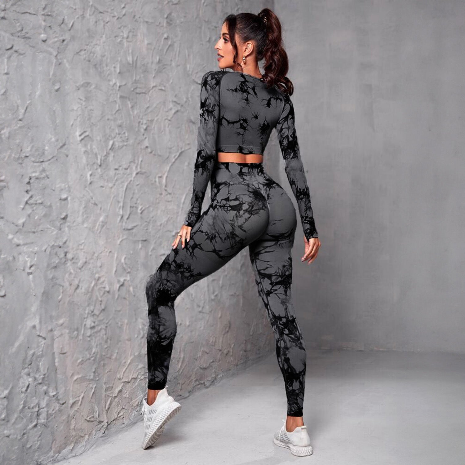 2pc. Women's Activewear Leggings Fashion Personalized Fitness Sportswear