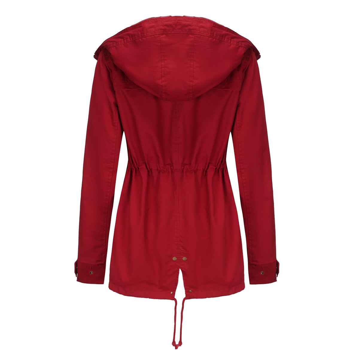 Plus Size Loose Solid Color Women's Jackets