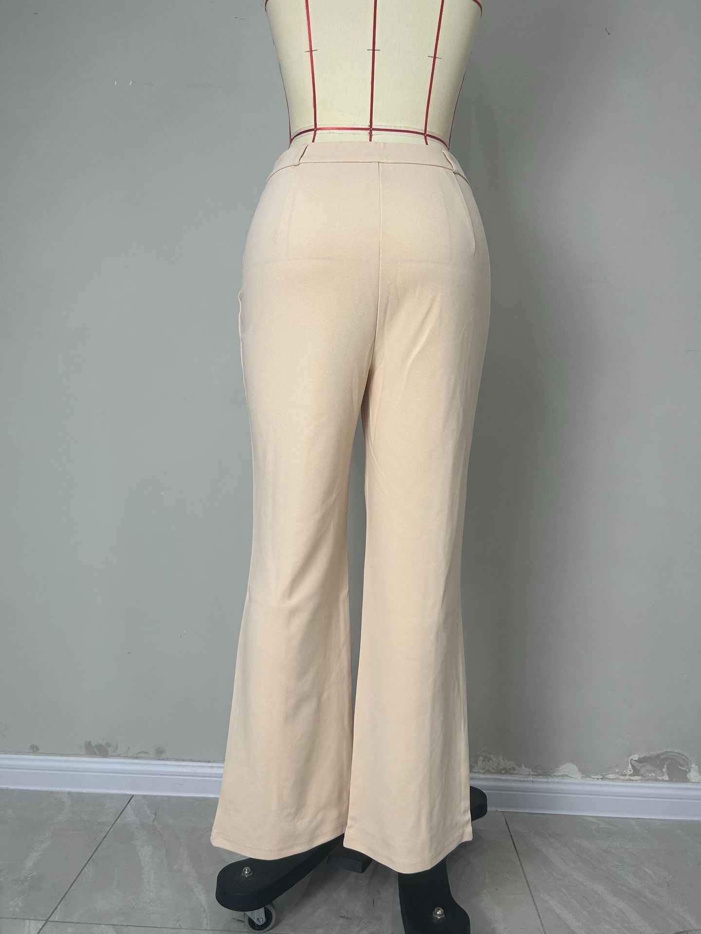 Front Pocket Decorative Stretch Slim Workwear Jeans