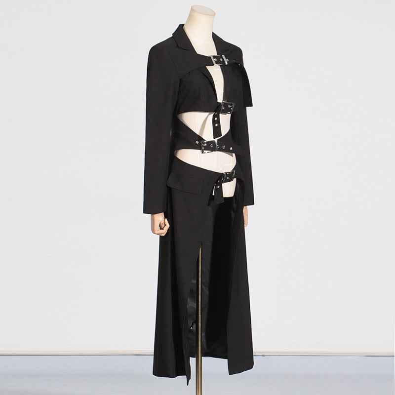 Irregular Asymmetric Jacket for Women MUNSIEUR