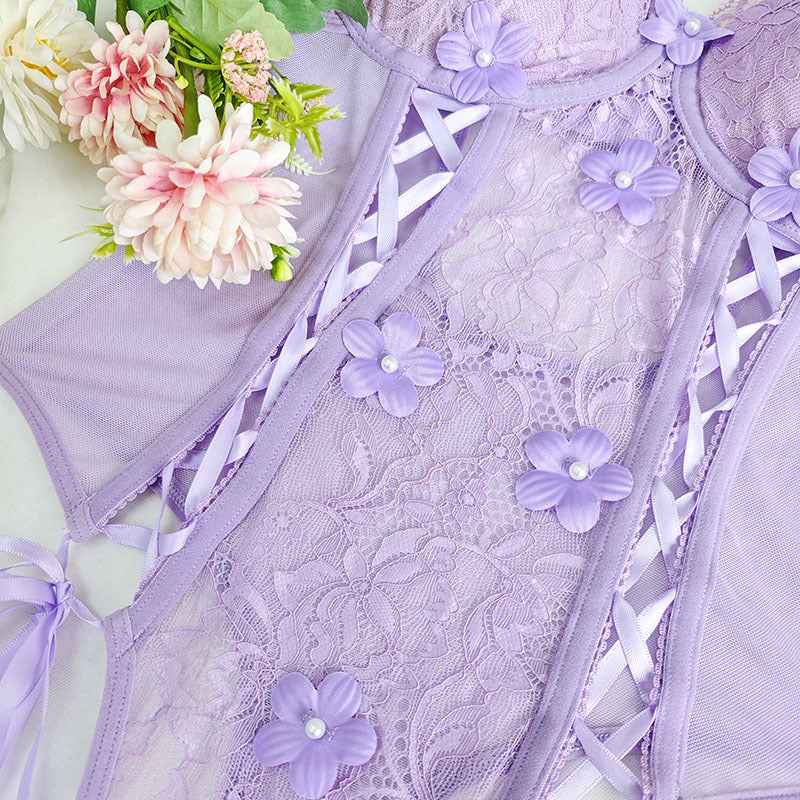 Lace Body Shaping Lingerie Bodysuit