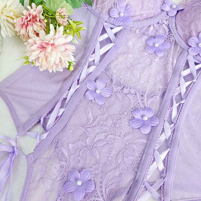 Lace Body Shaping Lingerie Bodysuit