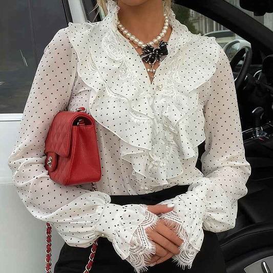 Stylish Long Sleeve Blouse