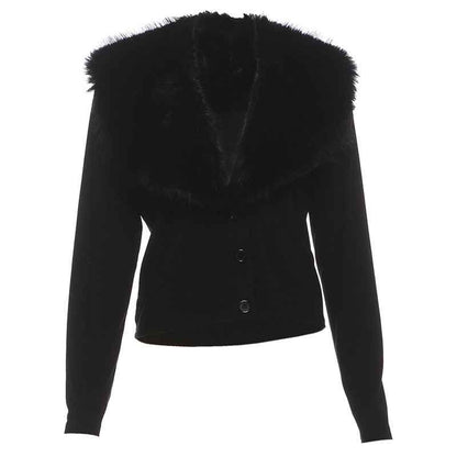 Furry Cardigan Jacket for Women
