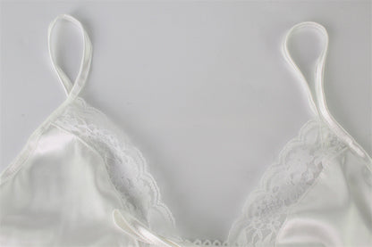 French Sling Pajamas Lace Sleepwear