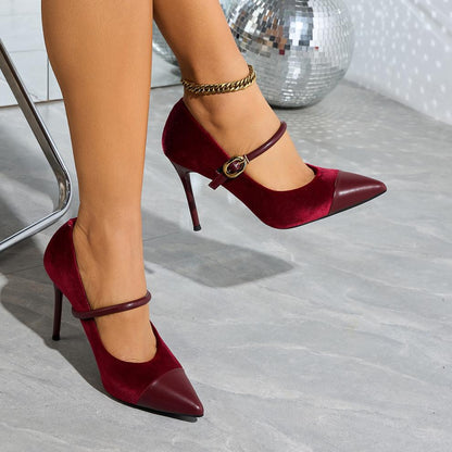 Stiletto Heel High Heel Pointed Toe French Shallow Mouth