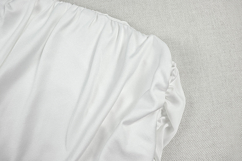 Asymmetric T - Shirt Casual Blouse MUNSIEUR New Arrivals