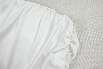 Asymmetric T - Shirt Casual Blouse MUNSIEUR New Arrivals