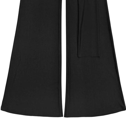 Solid Color Elegant Halter Jumpsuit