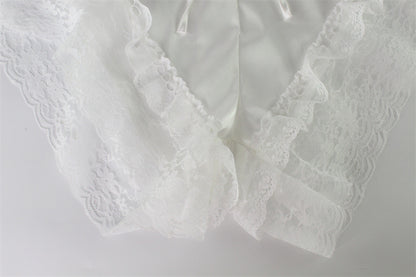 French Sling Pajamas Lace Sleepwear