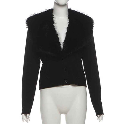 Furry Cardigan Jacket for Women