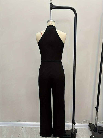 Jumpsuit Elegant Halter Sleeveless Goddess Jumpsuit Casual