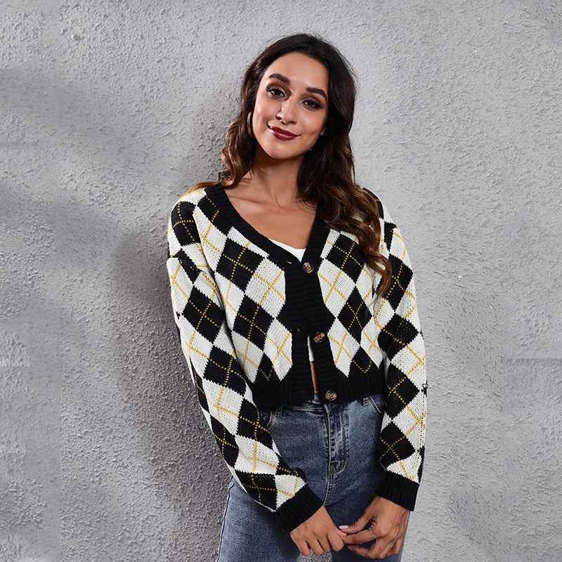 Knitted Cardigan Sweater