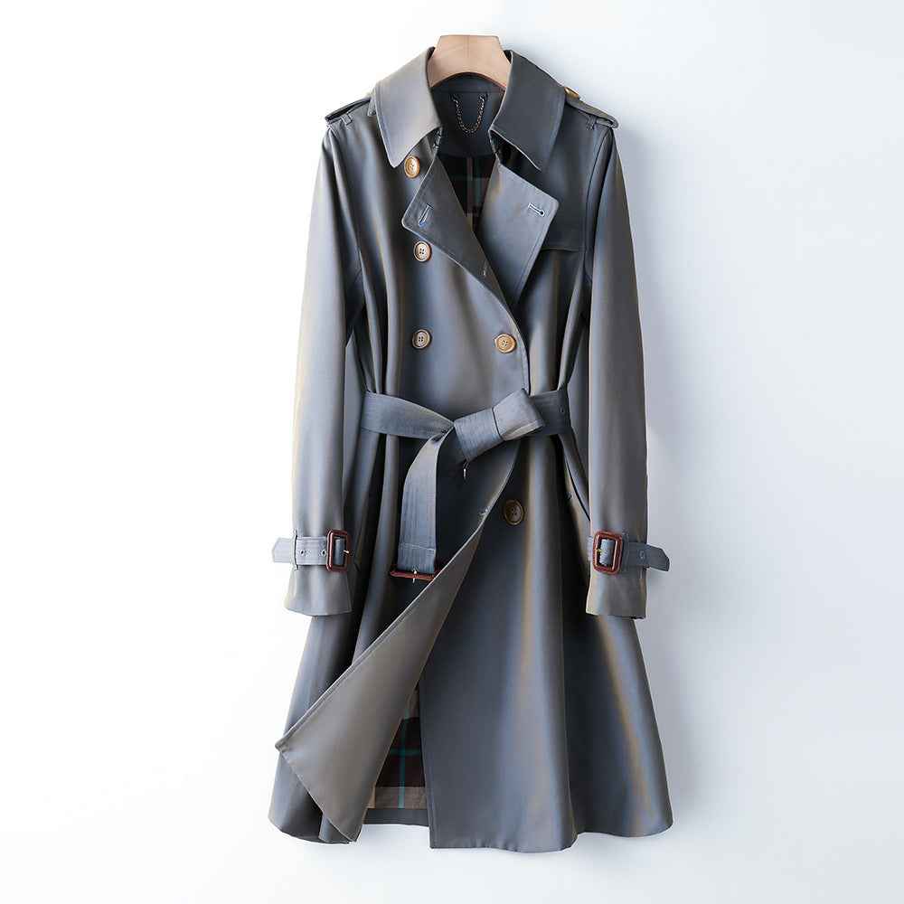 Elegant British Double Breasted Jacket for Women MUNSIEUR New Arrivals