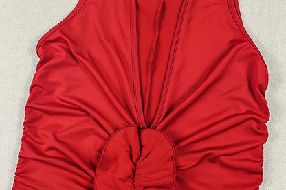 MUNSIEUR Sleeveless Split Dress New Arrivals