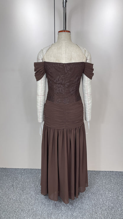 Autumn Drop Lace Big Hem Elegance Retro Dress New Arrivals