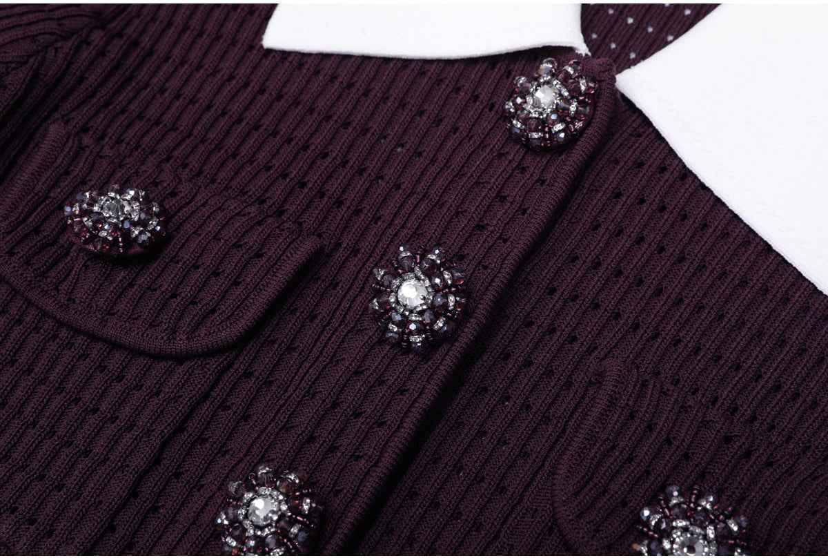 Knitted All Matching Women's Top Cardigan Sweater