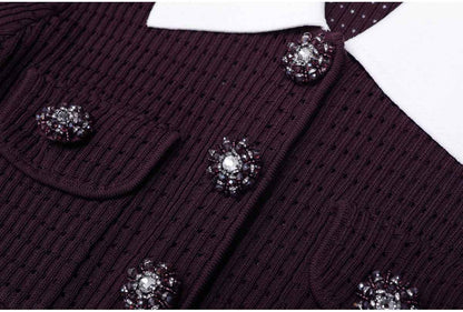 Knitted All Matching Women's Top Cardigan Sweater