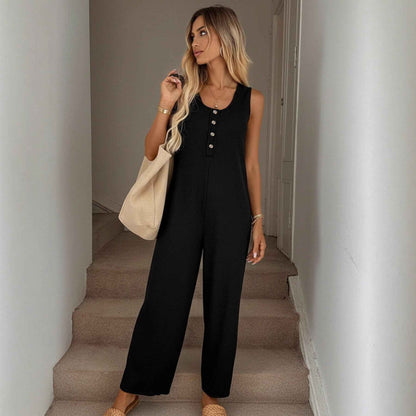 Casual Sleeveless Jumpsuit